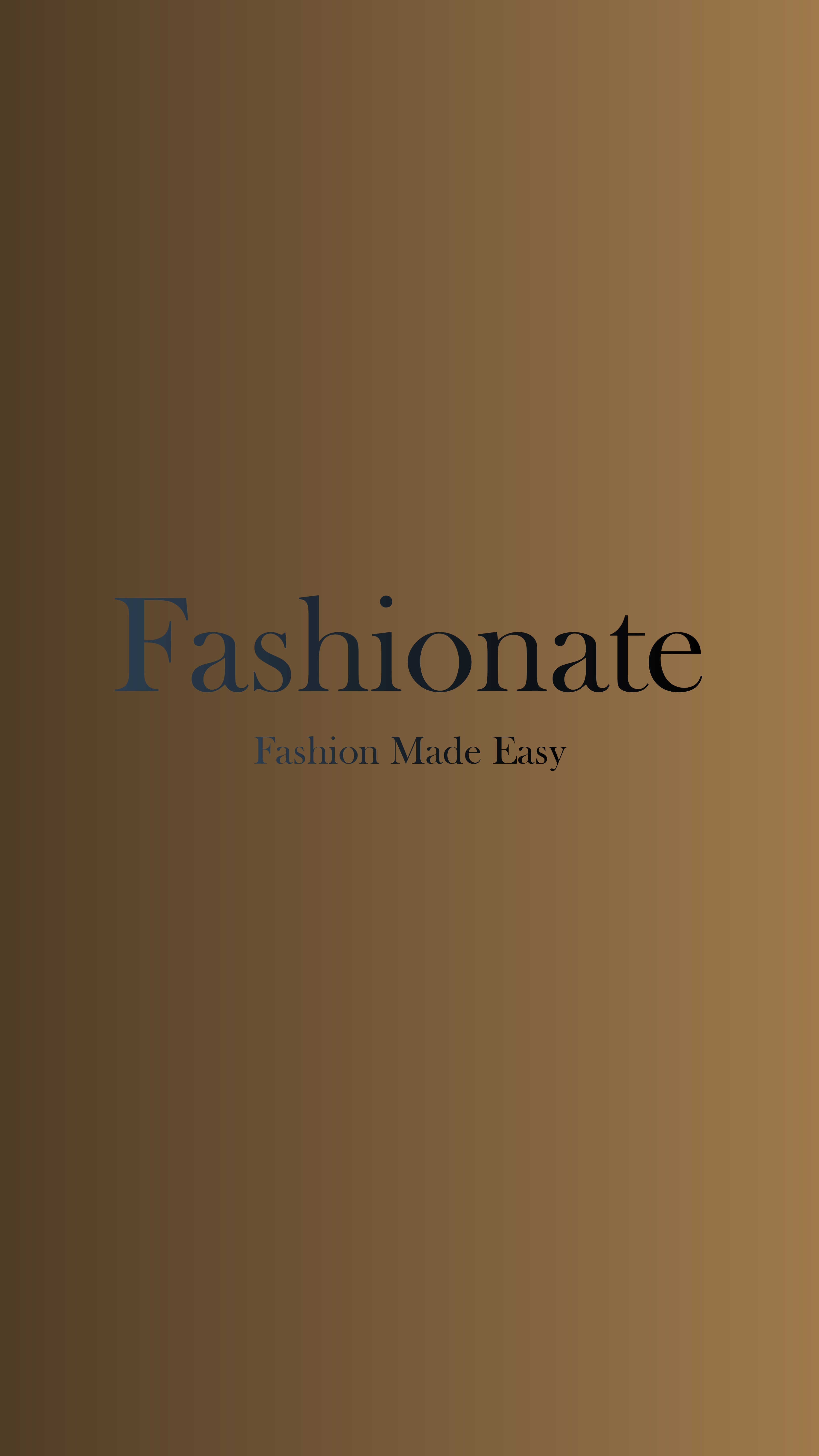 Fashionate app preview